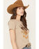 Image #2 - Ariat Women's Rodeo Short Sleeve Graphic Tee, Oatmeal, hi-res