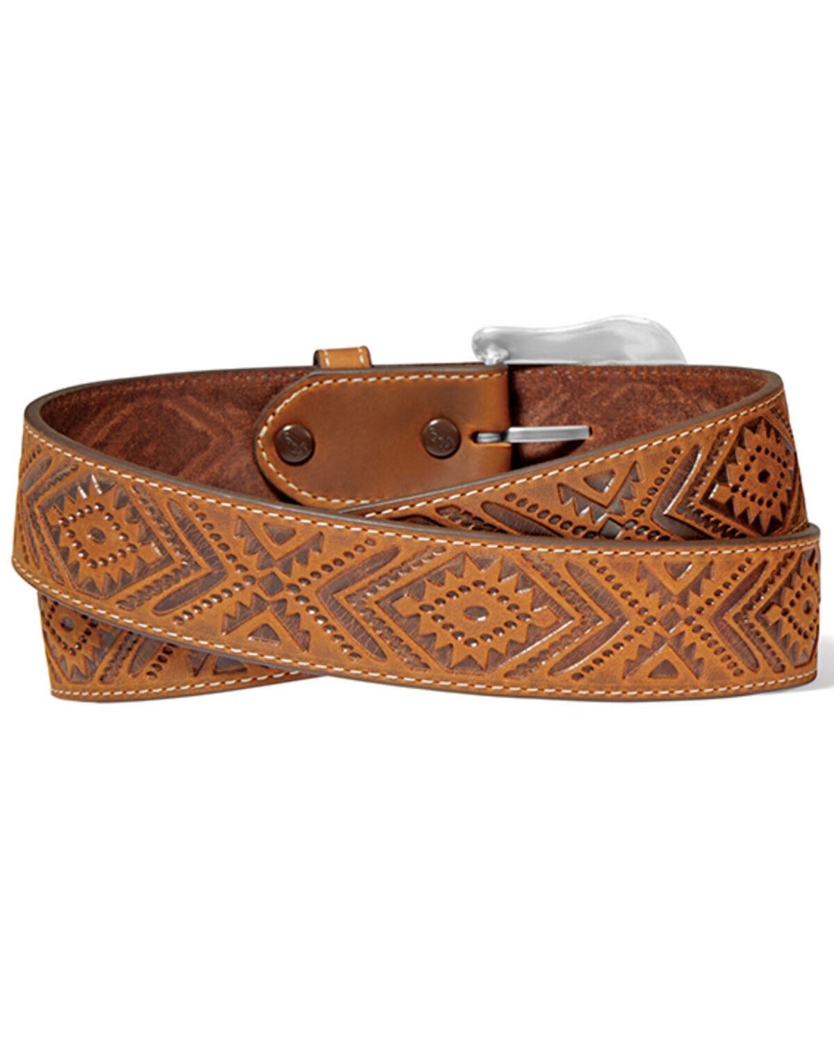 Image #2 - Justin Men's Sequoia Western Belt, , hi-res