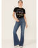 Image #1 - Changes Women's Professional Bull Riders Short Sleeve Graphic Tee - Black, Black, hi-res
