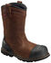 Image #1 - Avenger Men's Waterproof Wellington Work Boots - Composite Toe, Brown, hi-res