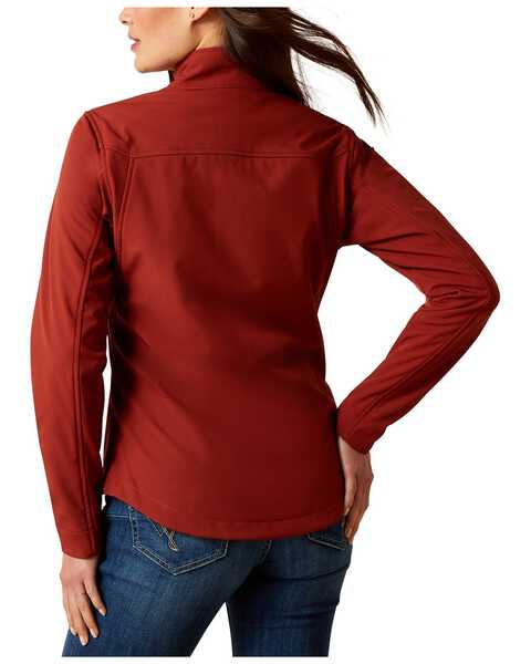Image #3 - Ariat Women's New Team Softshell Jacket , Red, hi-res