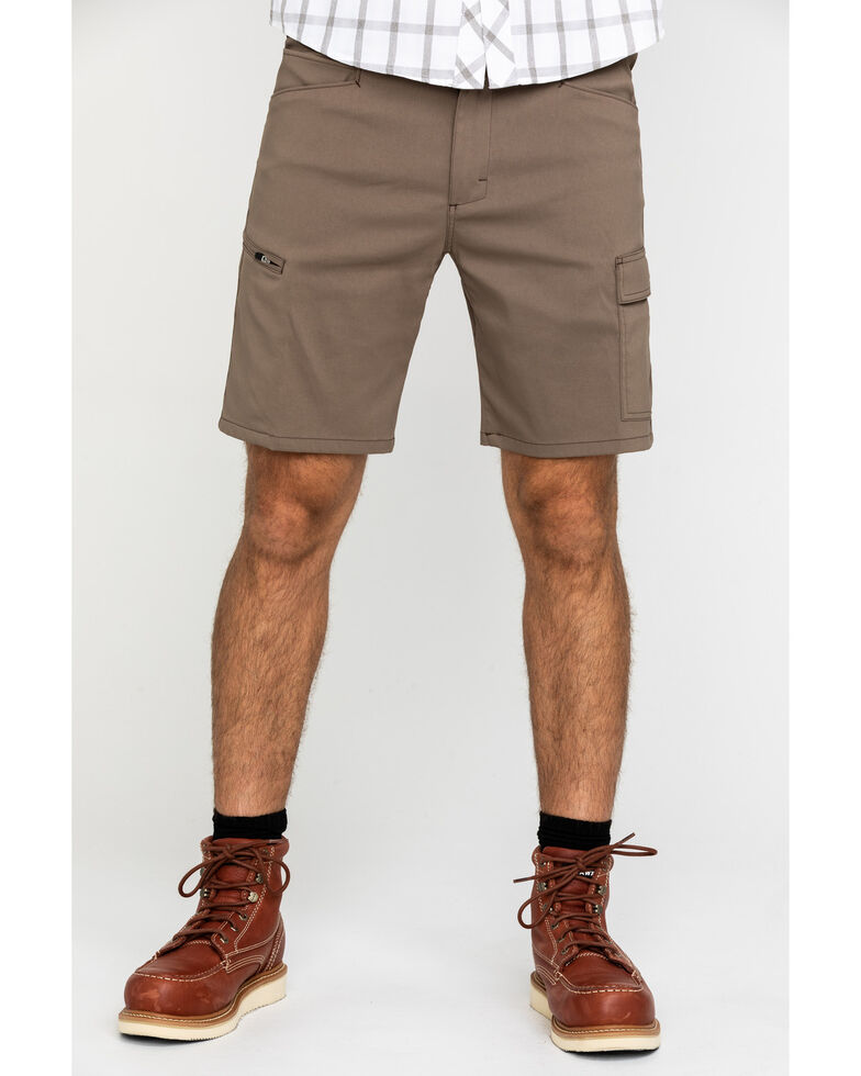 ATG By Wrangler Men's Morel Utility Asymmetric Cargo Shorts , Brown, hi-res