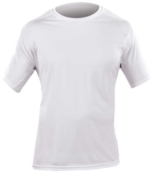 5.11 Tactical Men's Loose Short Sleeve Crew Shirt, White, hi-res