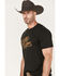 Image #2 - Brixton x Willie Nelson Men's Roped Logo Graphic Ringer T-Shirt, Black, hi-res