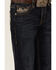 Image #2 - Rock & Roll Denim Boys' Dark Wash Bootcut Stretch Denim Jeans, Blue, hi-res