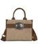 Image #1 - Wrangler Women's Buckle Tote Crossbody Bag, Tan, hi-res