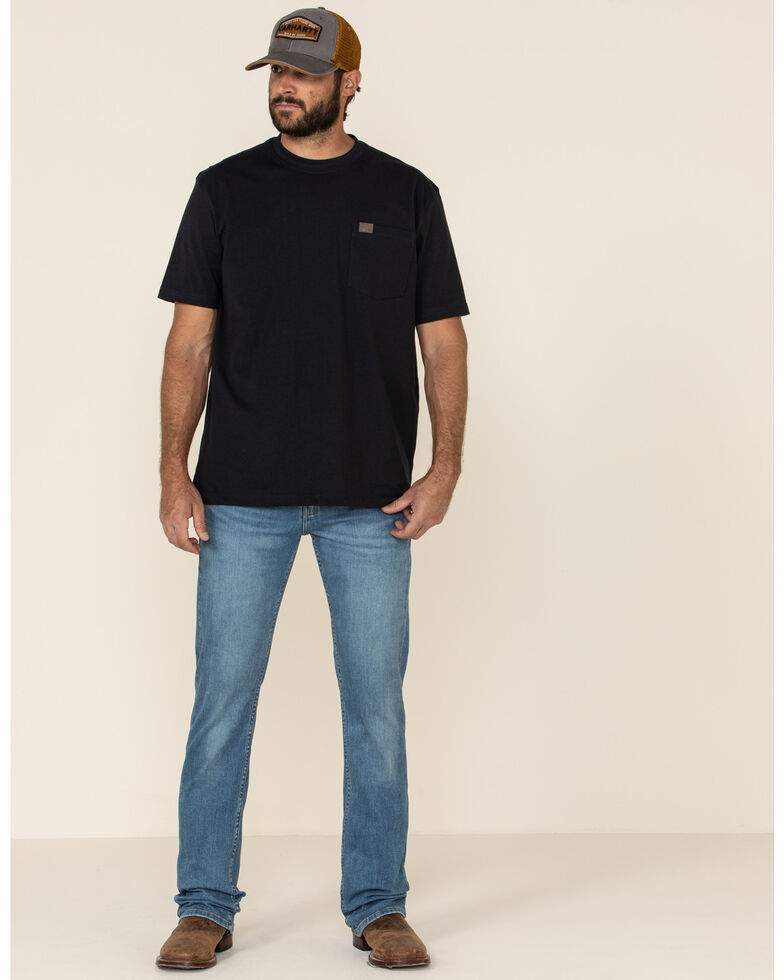 Levi's Men's 527 Begonia Subtle Light Stretch Slim Bootcut Jeans, Blue, hi-res