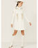 Image #2 - Stetson Women's Embroidered Southwestern Long Sleeve Western Snap Dress, , hi-res