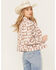 Image #4 - Wrangler Women's Heritage Signature Print Cut Off Jacket, Brown, hi-res