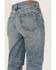 Image #4 - Ariat Women's Medium Wash Ultra High Rise Tomboy Relaxed Straight Jeans , , hi-res