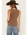 Image #4 - Nikxie Women's Howdy Honey Studded Tank, Camel, hi-res