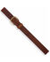 Image #2 - Justin Men's Basic Leather Work Belt, Brown, hi-res