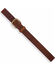 Image #2 - Justin Men's Basic Leather Work Belt - Reg & Big, Brown, hi-res
