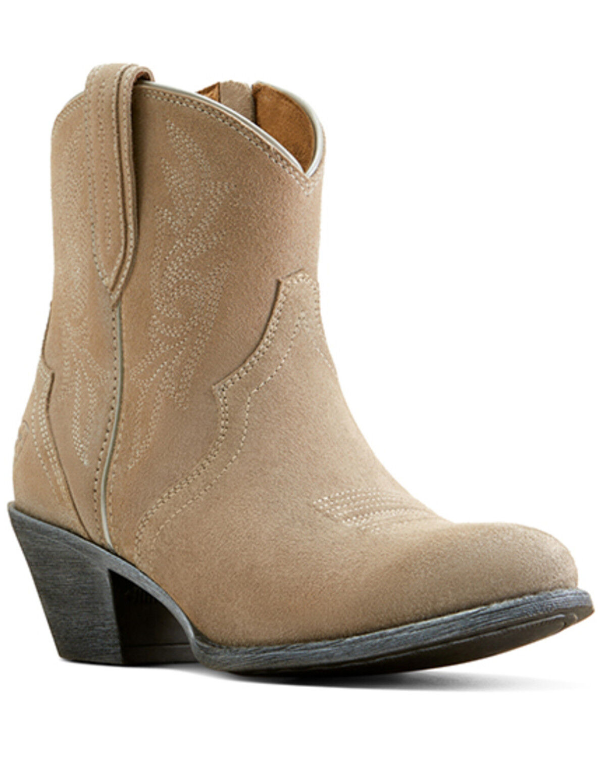 Image #1 - Ariat Women's Harlan Western Booties - Round Toe, Grey, hi-res