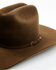 Image #2 - Serratelli Peco 6X Felt Cowboy Hat, Dark Brown, hi-res