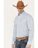 Wrangler Men's Classics Paisley Print Long Sleeve Button Down Western Shirt, Teal, hi-res