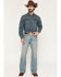Image #1 - Cody James Men's Hamshackle Wash Duke Relaxed Bootcut Stretch Denim Jeans, Blue, hi-res