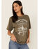 Image #1 - Ali Dee Women's Don't Mess with Cowgirls Graphic Tee, Olive, hi-res