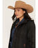 Image #2 - Outback Trading Co Women's Hattie Waxed Plaid Hooded Rain Jacket, Green, hi-res
