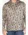 Image #3 - Rock & Roll Denim Men's Novelty Print Performance Hooded Sweatshirt, Taupe, hi-res