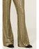 Image #2 - Free People Women's Wilder Days Sequins Flare Pants, Olive, hi-res
