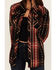 Image #3 - Idyllwind Women's Glenmond Dobby Plaid Print Long Sleeve Snap Flannel Shirt, Black, hi-res