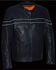 Image #3 - Milwaukee Leather Men's Lightweight Sporty Scooter Crossover Jacket, Black, hi-res