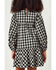 Image #2 - Hayden Girls' Gingham Plaid Long Puff Sleeve Dress , , hi-res