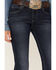 Image #2 - Wrangler Retro Women's Dark Wash Mid Rise Mae Alexis Stretch Bootcut Jeans, Blue, hi-res