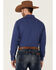 Ariat Men's Solid Teal Jurlington Retro Long Sleeve Pearl Snap Western Shirt , Blue, hi-res