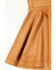 Image #2 - Shyanne Toddler Girls' Faux Suede Bell Bottom Stretch Pants, Caramel, hi-res