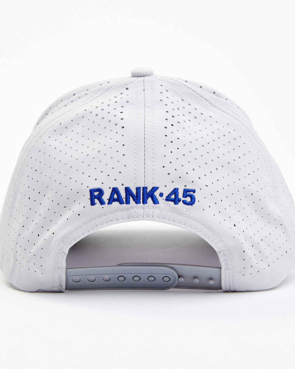 Image #3 - RANK 45® Men's Shield Logo Embroidered Ball Cap, Light Grey, hi-res