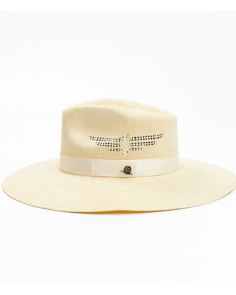 Image #3 - Charlie 1 Horse Women's Mexico Shore Straw Western Fashion Hat , Tan, hi-res