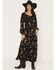 Image #2 - Idyllwind Women's Lutie Conversational Print Midi Skirt, Black, hi-res