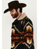 Image #2 - Pendleton Men's Brownsville Multicolored Print Coat, Black, hi-res