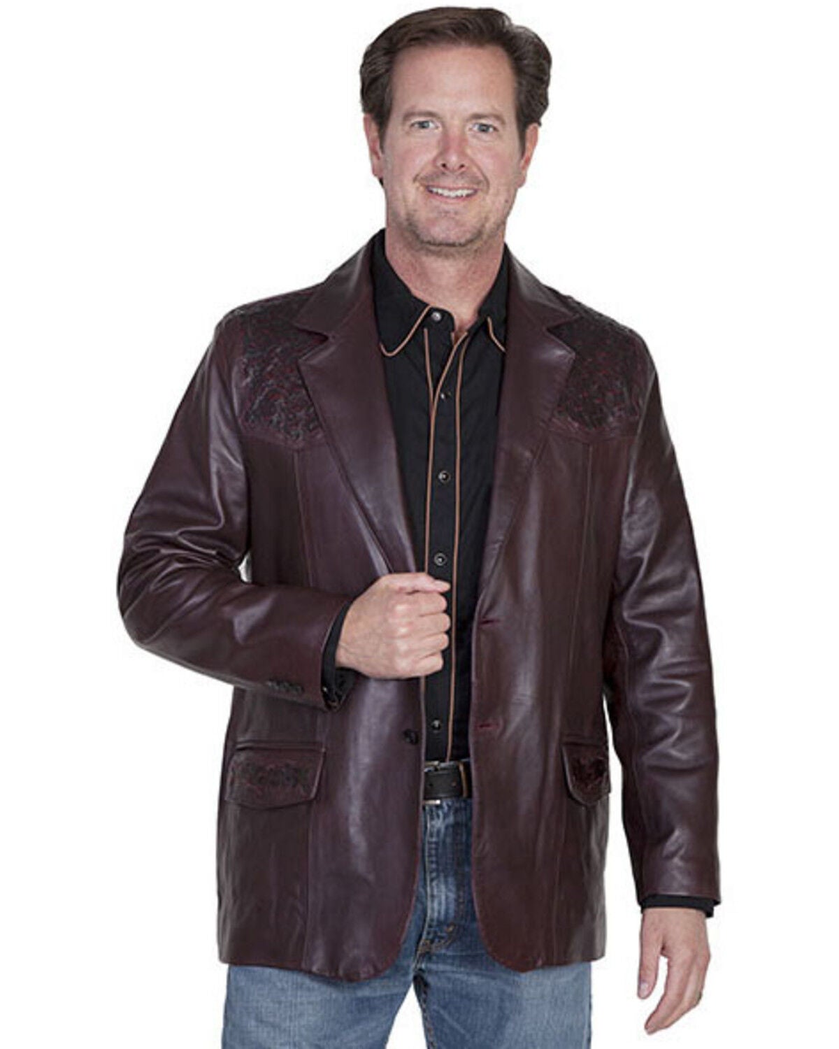 black cowboy blazer