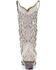 Corral Women's Glitter Inlay and Crystals Wedding Boots - Snip Toe, White, hi-res