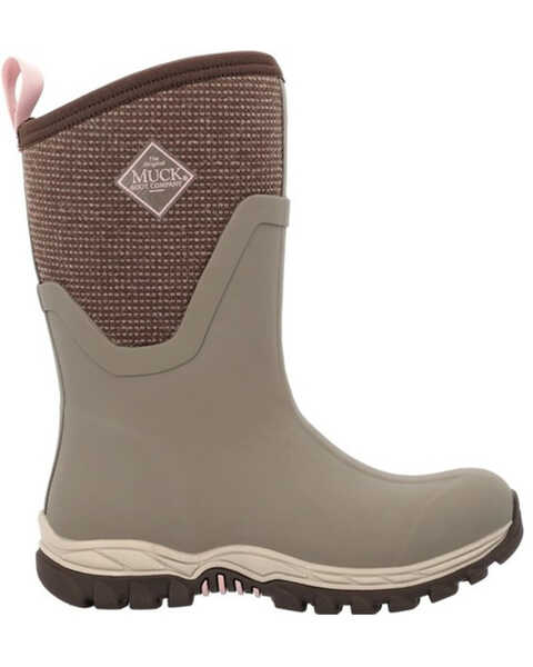 Image #2 - Muck Boots Women's Arctic Sport II Mid Work Boots - Round Toe, Chocolate, hi-res