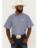 Image #1 - Resistol Men's Haven Small Plaid Short Sleeve Button Down Western Shirt , , hi-res