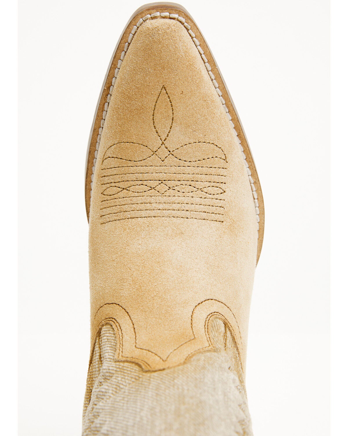 Image #6 - Idyllwind Women's Sawtelle Denim Tall Western Boots - Snip Toe, Tan, hi-res