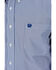 Image #9 - Cinch Men's Striped Print Tencel Long Sleeve Button-Down Western Shirt - Big & Tall, Royal Blue, hi-res