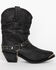 Image #6 - Shyanne Women's Tammye Slouch Harness Fashion Boots - Round Toe, Black, hi-res