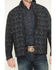 Image #3 - RANK 45&reg; Men's Aries Tonal Southwestern Softshell Jacket, Black, hi-res