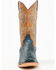 Image #4 - Corral Men's Exotic Python Western Boots - Square Toe, Navy, hi-res