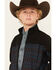 Image #2 - Cody James Boys' Color Block Pattern Softshell Jacket, Black, hi-res