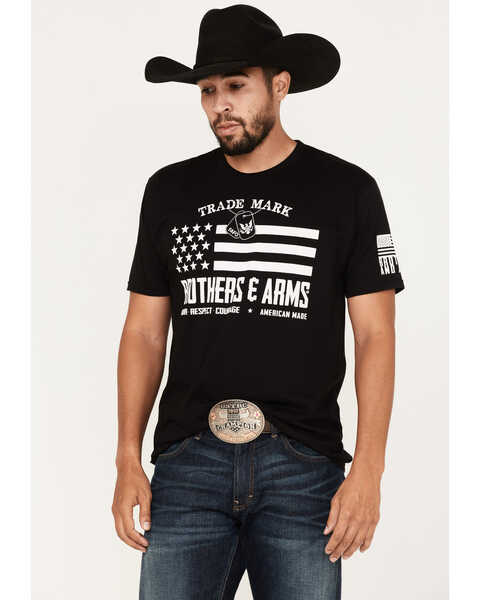 Image #1 - Brothers & Arms Men's Trademark Legit Dog Tag T-Shirt, Black, hi-res