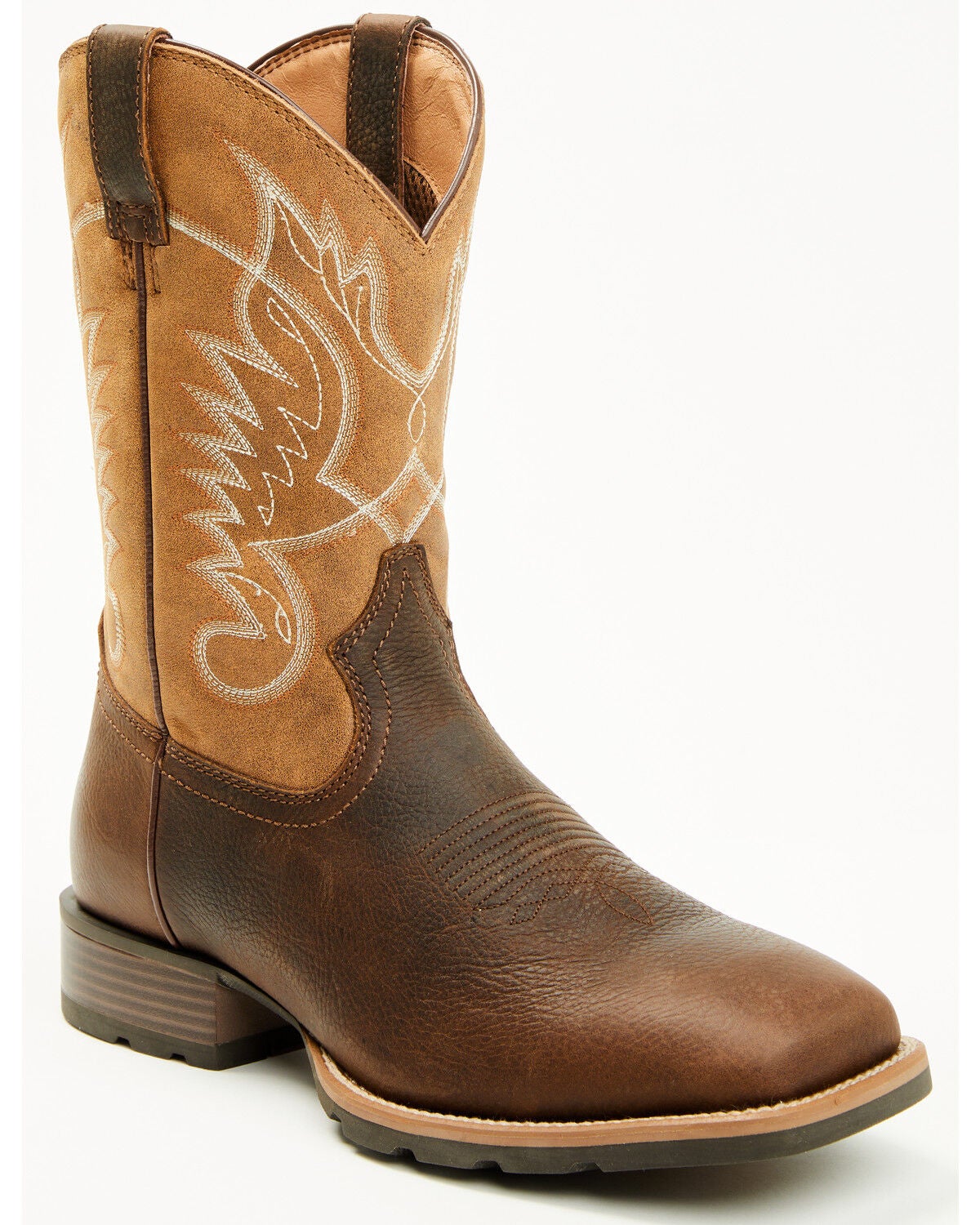 Cody James Men's Ranger Performance Western Boots - Broad Square Toe, Brown, hi-res