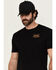 Image #2 - Troll Co Men's Retro Knuckle Buster Short Sleeve Graphic T-Shirt, Black, hi-res