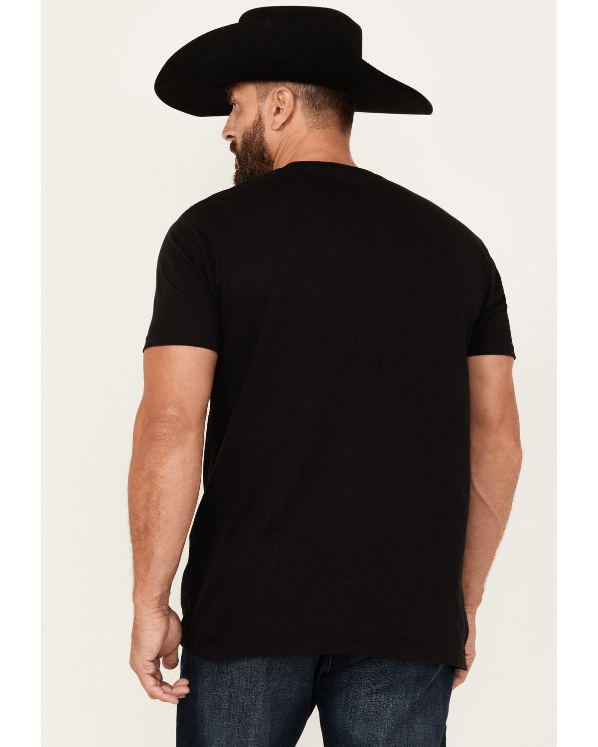 Image #4 - Moonshine Spirit&reg; Men's Skull Stars Short Sleeve Graphic T-Shirt, Black, hi-res
