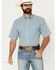 Image #1 - Cinch Men's ARENAFLEX® Geo Print Short Sleeve Button-Down Western Shirt, White, hi-res